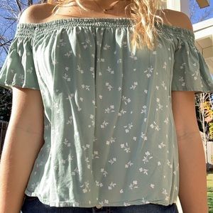 Over the shoulder top